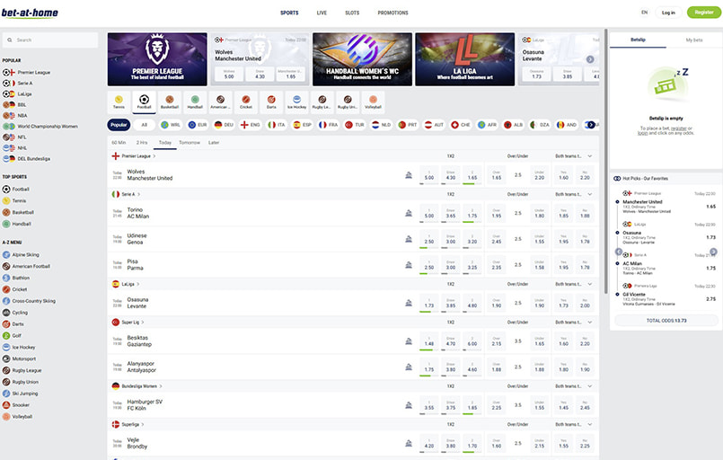 bet-at-home homepage