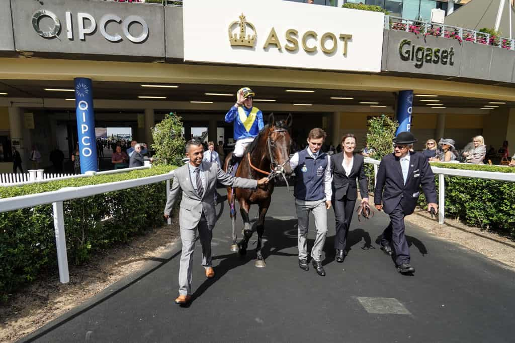 James Doyle and Poets Word return after winning the 2018 King George VI & Queen Elizabeth Stakes at Ascot.